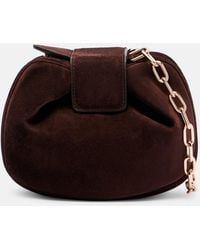 Gabriela Hearst - Clutch Soft Demi Aus Veloursleder - Lyst