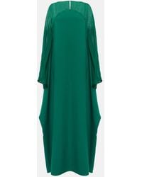 Safiyaa - Silk-Trimmed Kaftan - Lyst