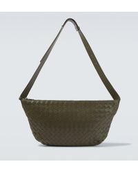 Bottega Veneta - Crossbody Bag Intrecciato Aus Leder - Lyst