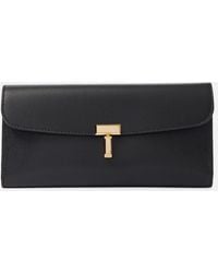 TOTEME - Cartera T-Lock De Piel - Lyst