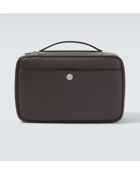 Brunello Cucinelli - Leather Toiletry Bag - Lyst