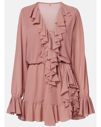 Bananhot - Bellen Ruffled Minidress - Lyst