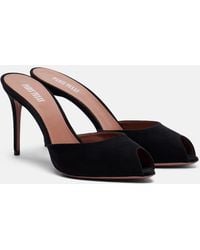 Paris Texas - Vera 85 Suede Mules - Lyst