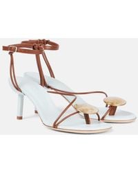 Christopher Esber - Doma 70 Embellished Leather Sandals - Lyst