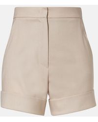 Max Mara - Wool, Mohair, And Silk Shorts - Lyst