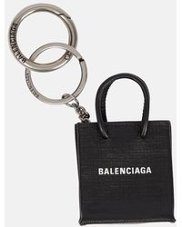 Balenciaga - Everyday Tote Leather Keyring - Lyst