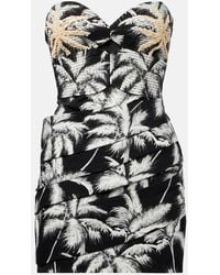 Johanna Ortiz - Sombra Embroidered Cotton-Blend Minidress - Lyst