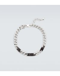Gucci - Interlocking Sterling Chain Bracelet - Lyst