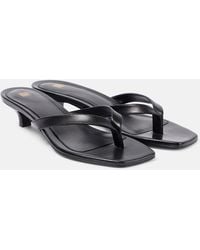 TOTEME - Leather Thong Sandals - Lyst