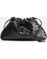Bottega Veneta - Dustbag Soiree Medium Leather Clutch - Lyst