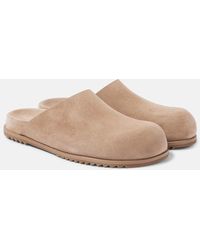 Rick Owens - Granola Suede Mules - Lyst