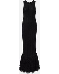 KHAITE - Fiore Silk And Cashmere Maxi Dress - Lyst