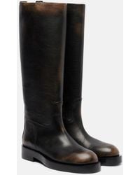 Paris Texas - Napa Leather Knee-High Boots - Lyst
