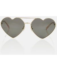 Gucci - Heart-shaped Sunglasses - Lyst