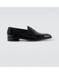 John Lobb - Jamie Patent Leather Penny Loafers - Lyst