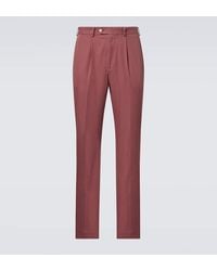 dunhill - Gerade Hose Aus Baumwolle - Lyst