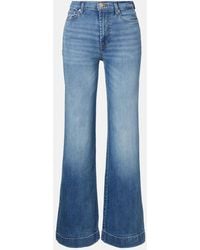 7 For All Mankind - Modern Dojo Wide-Leg Jeans - Lyst