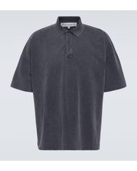 JW Anderson - Logo Cotton Pique Polo Shirt - Lyst