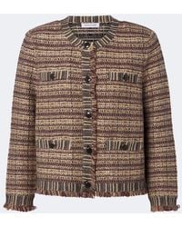 Veronica Beard - Sariyah Cropped Tweed Jacket - Lyst