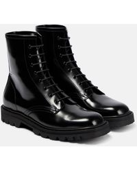 The Row - Ranger Patent Leather Ankle Boots - Lyst