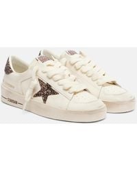 Golden Goose - Stardan Leather Sneakers - Lyst