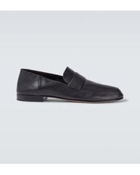 The Row - Mocasines De Piel - Lyst