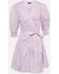 Polo Ralph Lauren - Short Sleeve Cotton Day Dress - Lyst