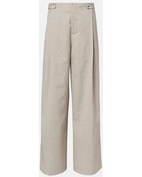 SIR. - Pantaloni Leone A Vita Media E Gamba Larga - Lyst