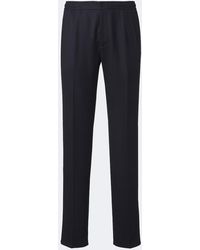 Rubinacci - Virgin Wool Straight Pants - Lyst