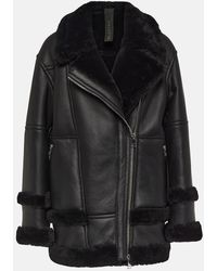 Blancha - Leather And Shearling Jacket - Lyst
