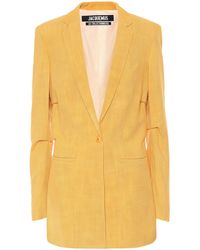 Jacquemus Blazer La Veste Bergamo - Naranja