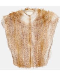 Isabel Marant - Weste Alexina Aus Faux Fur - Lyst