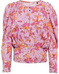 Isabel Marant - Zargae Floral Blouse - Lyst