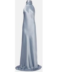 Galvan London - Robe Sienna Aus Satin - Lyst