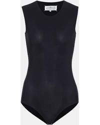 Maison Margiela - Sleeveless Stretch-jersey Bodysuit - Lyst