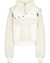 JW Anderson Hooded Fleece Jacket - White