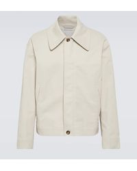 Bottega Veneta - Coated Cotton Blouson Jacket - Lyst