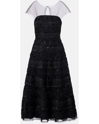 Carolina Herrera - Vestido De Fiesta Con Lentejuelas - Lyst