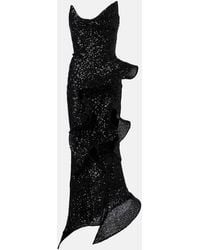 Maticevski - Robe Thistle Wave Mit Pailletten - Lyst