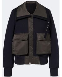 Sacai - Cotton-Blend Blouson Jacket - Lyst