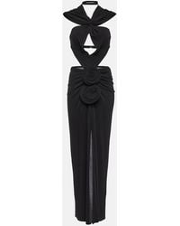 Magda Butrym - Cut-Out Silk Maxi Dress - Lyst