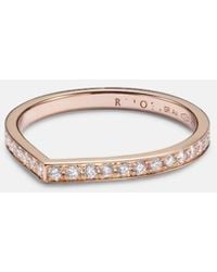 Repossi - Antifer 18Kt Rose- And Diamond Ring - Lyst