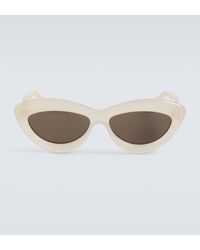 Loewe - Curvy Oval Sunglasses - Lyst