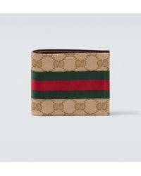 Gucci - Portafoglio Web Stripe - Lyst