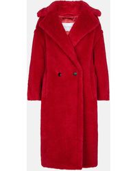 Max Mara - Teddy Bear Icon Oversized Double-breasted Alpaca, Wool And Silk-blend Coat - Lyst