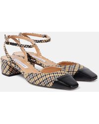 Aquazzura - French Flirt 35 Tartan Pumps - Lyst