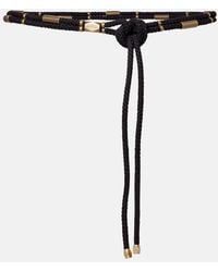 Isabel Marant - Cintura Sayka Intrecciata Con Decorazioni - Lyst