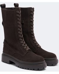 Bogner - Schneestiefel Riga Aus Veloursleder - Lyst