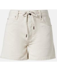 FRAME - Off Duty Denim Shorts - Lyst