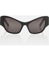 Balenciaga - Rectangular Acetate Sunglasses - Lyst